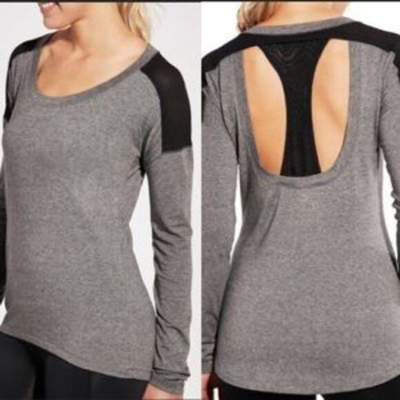 CALIA BY CARRY UNDERWOOD MESH RACERBACK LONG SLEEVE TEE MEDIUM - Picture 8 of 8